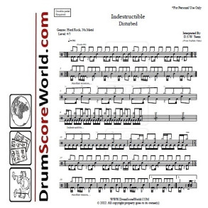 Disturbed - Indestructible + Play-Along Track